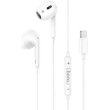 Гарнітура дротова HOCO M1 Max crystal earphones for iP with mic White