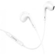 Гарнітура дротова HOCO M1 Max crystal earphones for iP with mic White