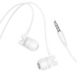 Гарнітура дротова BOROFONE BM72 Majestic universal earphones with microphone White