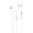 Гарнітура дротова BOROFONE BM72 Majestic universal earphones with microphone White