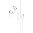 Гарнітура дротова BOROFONE BM80 Pro Elegant Type-C wire-controlled digital earphones with microphone White