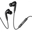 Гарнітура дротова BOROFONE BM80 Pro Elegant Type-C wire-controlled digital earphones with microphone Black
