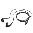 Гарнітура дротова BOROFONE BM80 Pro Elegant Type-C wire-controlled digital earphones with microphone Black