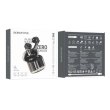 Навушники BOROFONE BW23 Crystal bean Transparent Edition true wireless BT headset Jazz Black