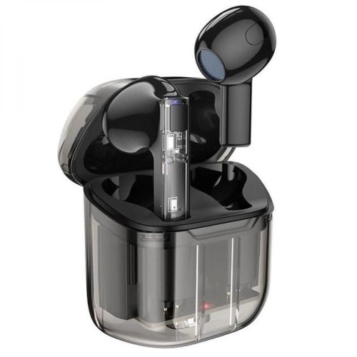 Навушники BOROFONE BW23 Crystal bean Transparent Edition true wireless BT headset Jazz Black