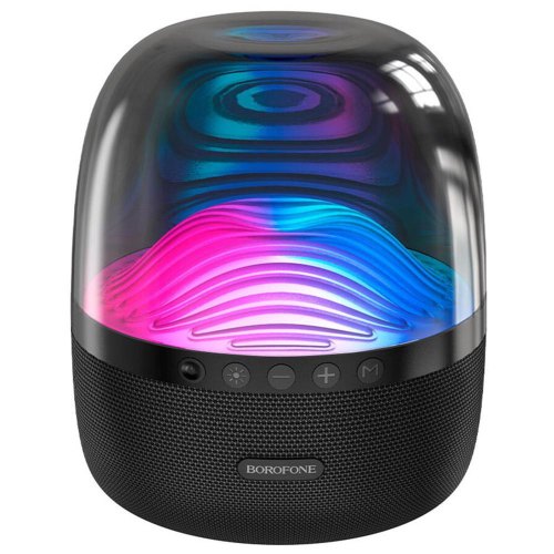 Портативна колонка BOROFONE BP8 Glazed colorful luminous BT speaker Black