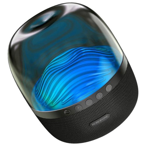 Портативна колонка BOROFONE BP8 Glazed colorful luminous BT speaker Black