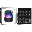 Портативна колонка BOROFONE BP8 Glazed colorful luminous BT speaker Black