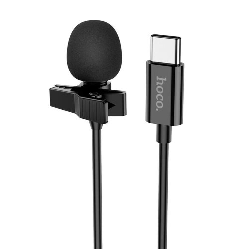 Мікрофон-петличка HOCO L14 Type-C Lavalier microphone Black