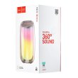 Портативна колонка HOCO HC18 Jumper colorful luminous BT speaker Black