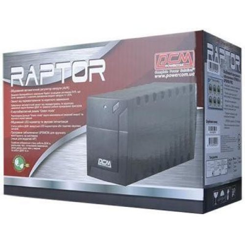 ПБЖ, Powercom, RPT-1000AP IEC Powercom  1000VA/600W line-interactive USB 3*IEC