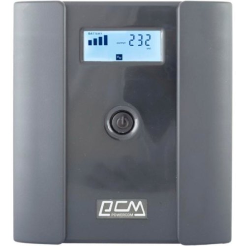 ПБЖ, Powercom, RPT-2000AP LCD SCHUKO Powercom  2000VA/1200W line-interactive USB 4*Schuko