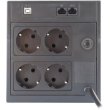 ПБЖ, Powercom, RPT-2000AP LCD SCHUKO Powercom  2000VA/1200W line-interactive USB 4*Schuko
