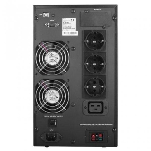 ПБЖ, Powercom MAC-2000, 2000 Вт, 4 х EURO Schuko, LCD, USB