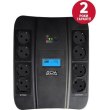 ПБЖ, Powercom, SPD-550U LCD Powercom  550VA/330W line-interactive 4+4 SCHUKO, 2.4А 2*USB Charger
