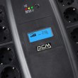 ПБЖ, Powercom, SPD-550U LCD Powercom  550VA/330W line-interactive 4+4 SCHUKO, 2.4А 2*USB Charger