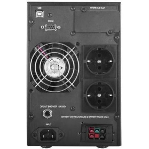 ПБЖ, Powercom, MAC-1500, 1500 Вт, 4 х EURO (Schuko), LCD, USB