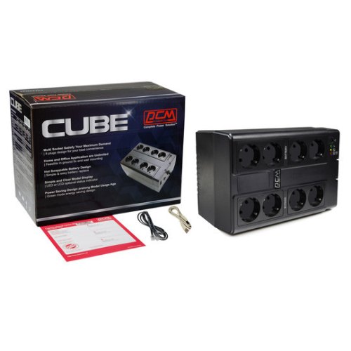 ПБЖ, Powercom CUB-850N, 510 Вт, 8 х EURO Schuko