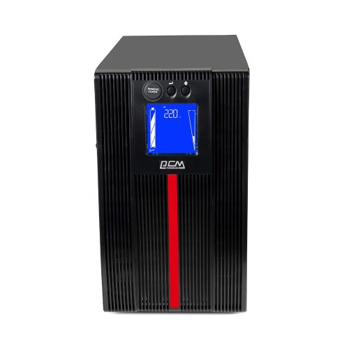 ПБЖ, Powercom MAC-1500, 1500 Вт, 6 х IEC, LCD, USB