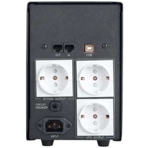 ПБЖ, Powercom, IMP-1025AP Schuko Powercom  1025VA/615W line-interactive USB (2+1)*Schuko