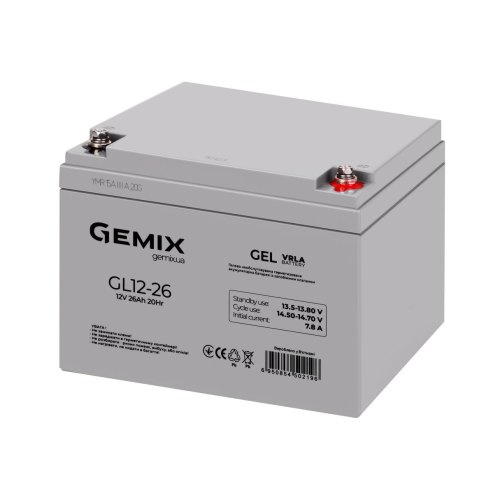 Батарея до ПБЖ Gemix GL12-26 gel