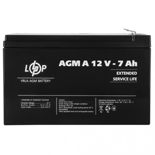 Акумулятор AGM А 12V - 7 Ah