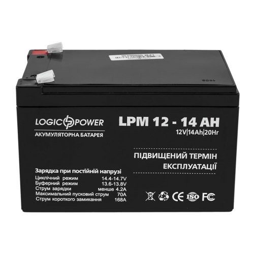 Акумулятор AGM LPM 12V - 14 Ah