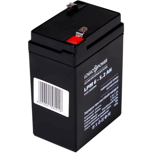 Акумулятор AGM LPM 6V - 5.2 Ah