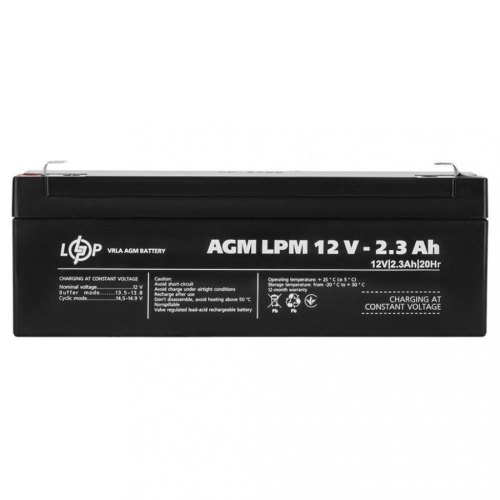 Акумулятор AGM LPM 12V - 2.3 Ah