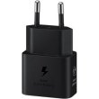 Мережевий зарядний пристрій Samsung 25W Travel Adapter (без кабеля) EP-T2510NBEGEU, Black