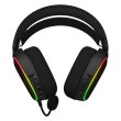 Гарнітура дротова ігрова, Hator Phoenix Wireless RGB Tri-mode Black (HTA-870)