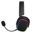 Гарнітура дротова ігрова, Hator Phoenix Wireless RGB Tri-mode Black (HTA-870)