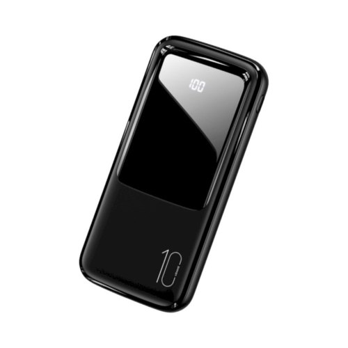 Зовнішній акумулятор PowerBank Usams US-CD163 PB58 Dual USB Digital Display Power Bank 10000mAh Black