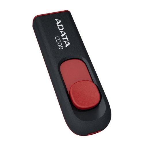 USB флеш A-DATA USB 2.0 C008 64Gb Black/Red