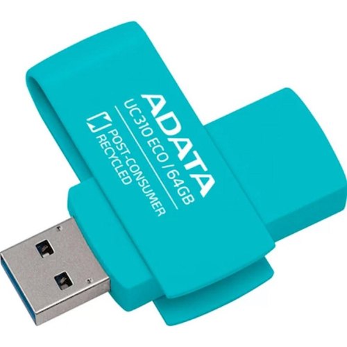 USB флеш A-DATA USB 3.2 UC310 Eco 64Gb Green