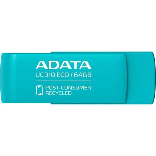 USB флеш A-DATA USB 3.2 UC310 Eco 64Gb Green