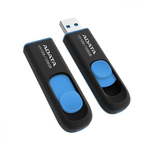 USB флеш A-DATA USB 3.2 UV 128 128Gb Black/Blue