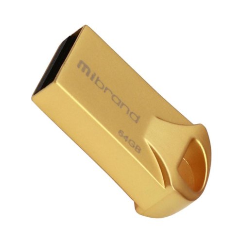 USB флеш Mibrand USB 2.0 Hawk 64Gb Gold