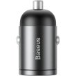 Автомобільний зарядний пристрій Baseus Tiny Star Mini Quick Charge Car Charger USB Port 30W Gray