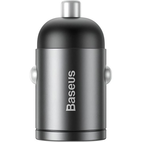 Автомобільний зарядний пристрій Baseus Tiny Star Mini Quick Charge Car Charger USB Port 30W Gray