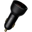 АЗП Baseus Superme Digital Display PPS Dual Quick Charger Car Charger Black