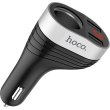 Автомобільний зарядний пристрій HOCO Z29 Regal digital display cigarette lighter car charger Black
