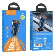 Автомобільний зарядний пристрій HOCO Z46A Blue whale PD20W+QC3.0 car charger Sapphire Blue