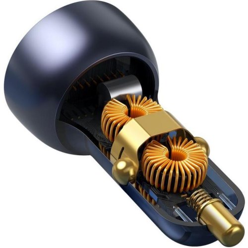 АЗП Baseus Particular Digital Display QC+PPS Car Charger 65W Dark Gray Cable(Type-C toType-C100W 1m)