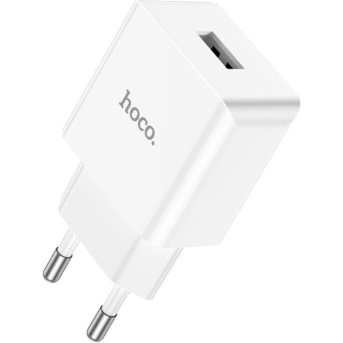 Мережевий зарядний пристрій HOCO C106A Leisure single port charger White