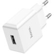 Мережевий зарядний пристрій HOCO C106A Leisure single port charger White