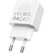 Мережевий зарядний пристрій HOCO C106A Leisure single port charger White