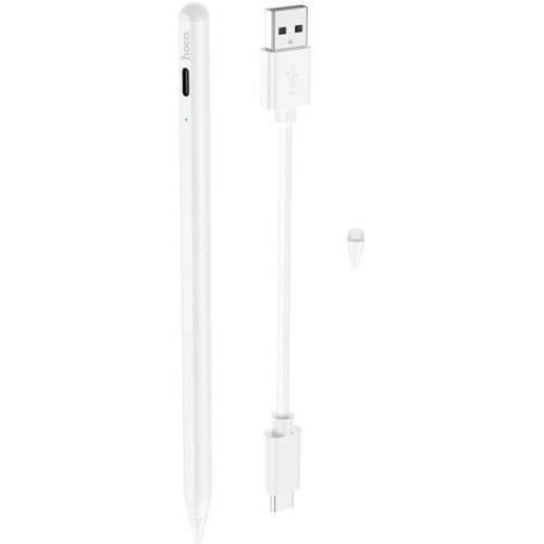 Стилус HOCO GM102 Smooth series active anti-mistake touch capacitive pen for iPAD White