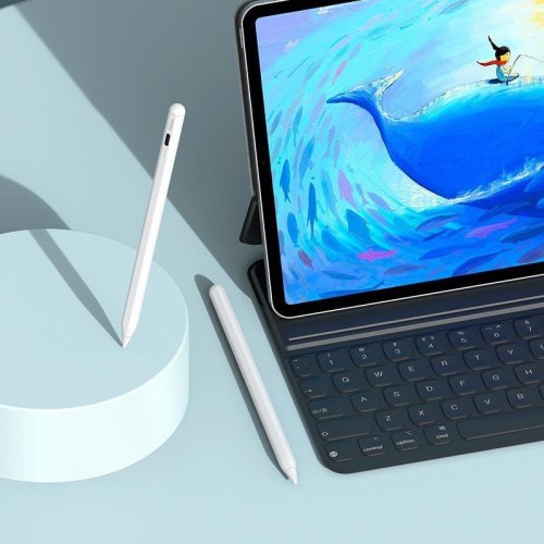 Стилус HOCO GM102 Smooth series active anti-mistake touch capacitive pen for iPAD White