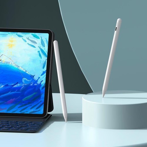 Стилус HOCO GM102 Smooth series active anti-mistake touch capacitive pen for iPAD White